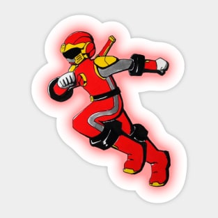 Mega Man (Red Wind Ranger Soul) Sticker